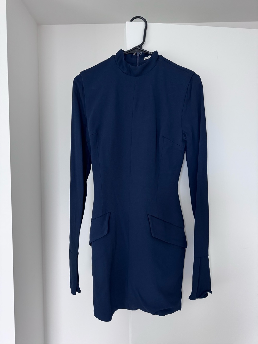 House of CB Mahalia Navy Long Sleeve Mini Dress size S